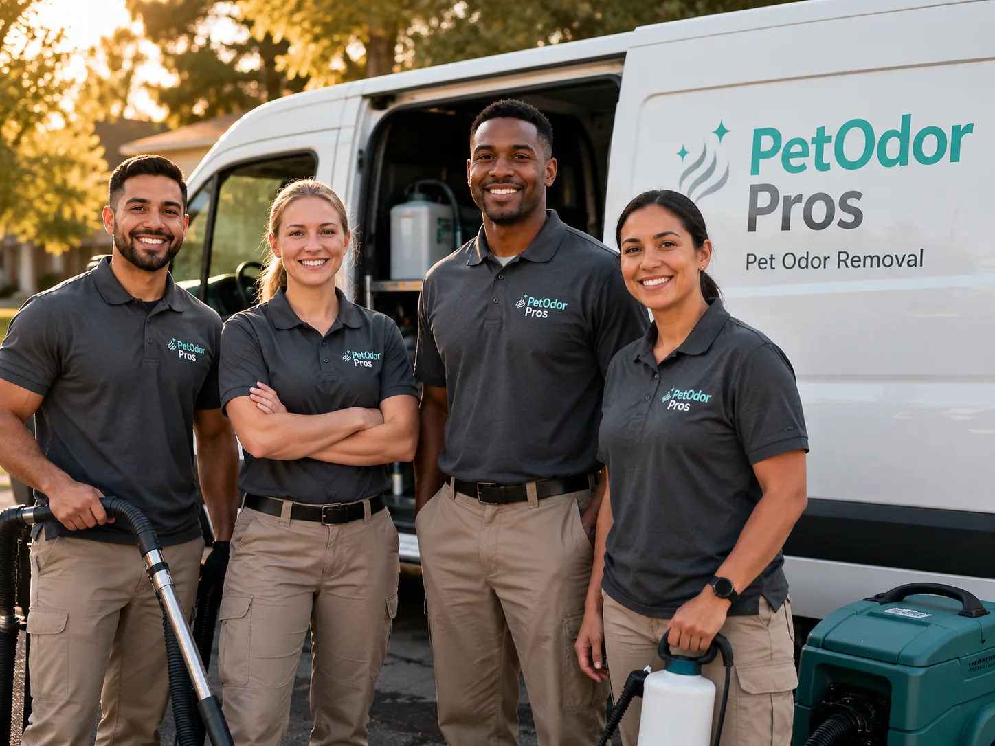Pet Odor Removal team serving Milford, CA